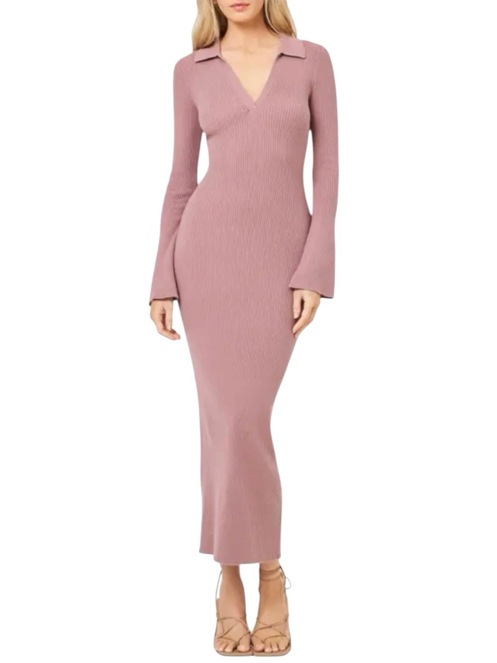 L*Space San Clemente Ribbed Knit Maxi Dress | REVOLVE NWT
